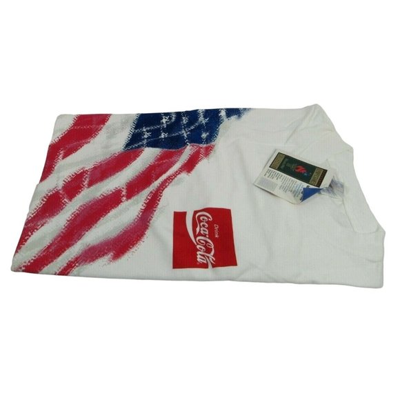 Coca Cola Atlanta 1996 Olympics Single Stitch White Hanes Beefy T-Shirt Men's XL - Picture 6 of 7